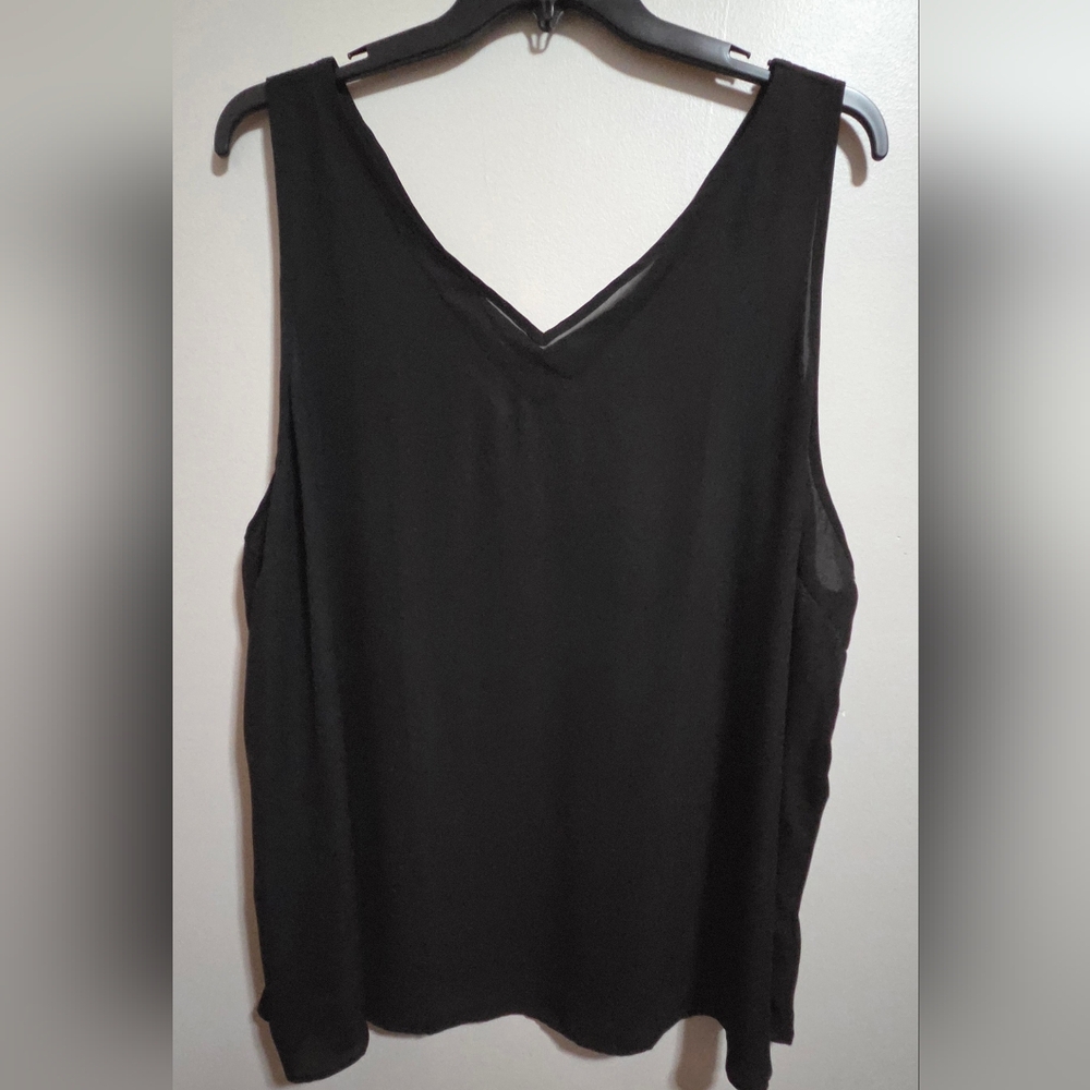 Maurices Black V-Neck Tank Top